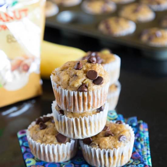 Banana Peanut Butter Muffins