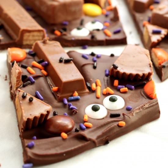 Halloween Candy Bark