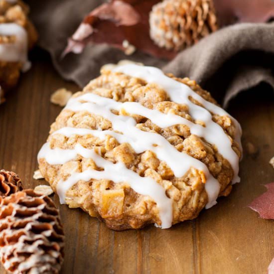 Caramelized Apple Oatmeal Cookies