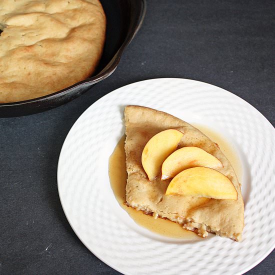 Vegan Vanilla Bean Dutch Baby