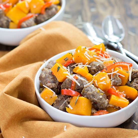 Sausage & Butternut Squash Skillet