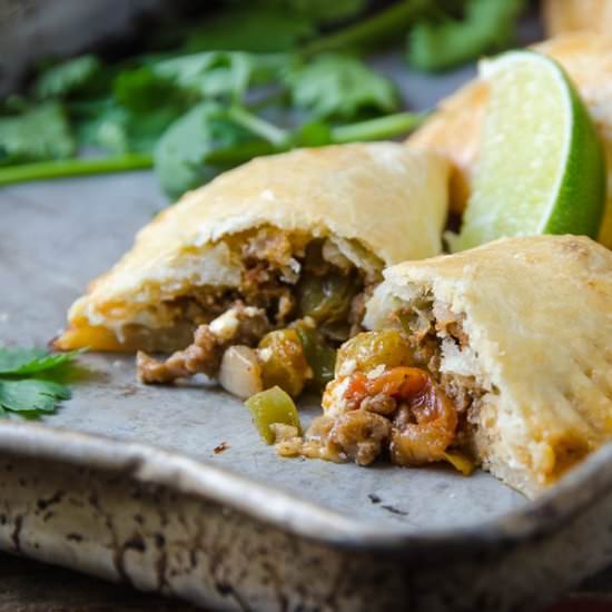 smoky turkey empanadas