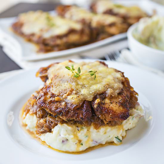 French Onion Skillet Chicken