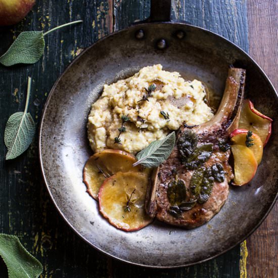 Cider Apple and Sage Roasted Pork