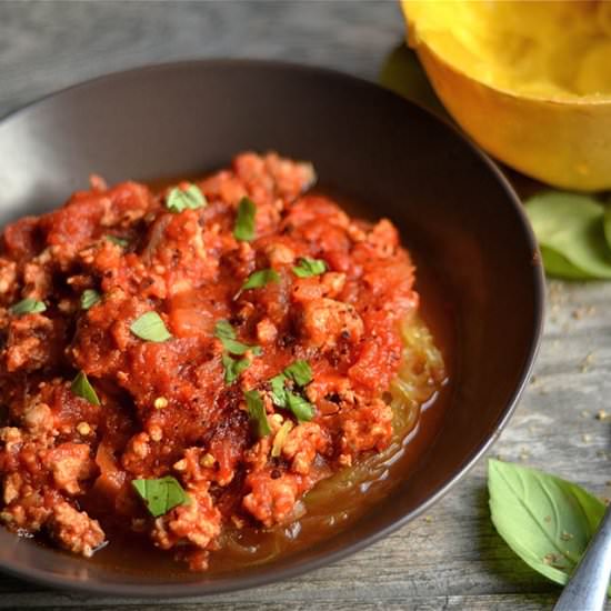 Spaghetti with Ground Turkey