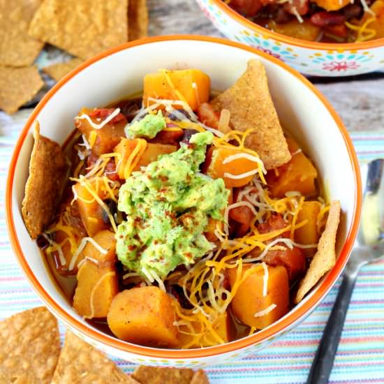 Vegan Butternut Squash Chili