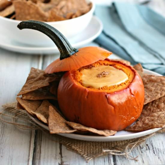 Cheesy Pumpkin Fondue