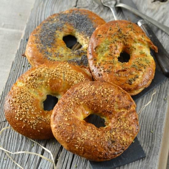Bagel Buns {Homemade}