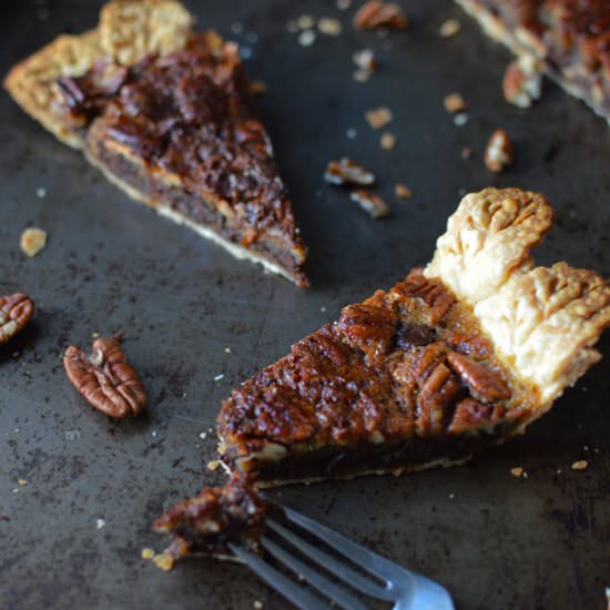 Rich Chocolate Pecan Pie