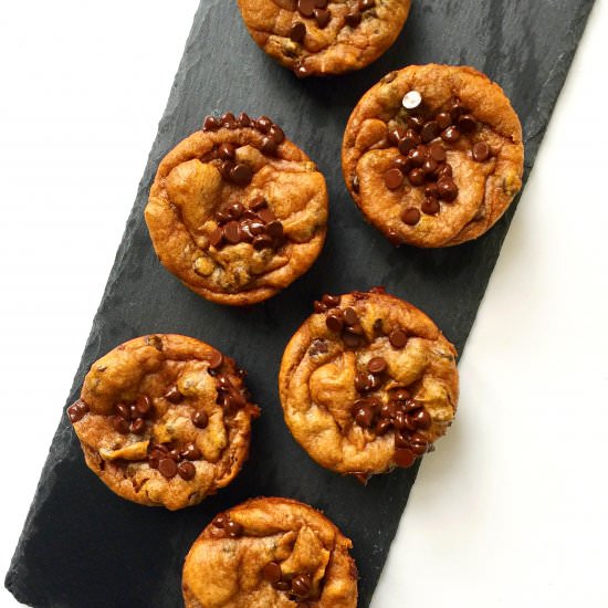 Vegan & GF Pumpkin Chip Muffins