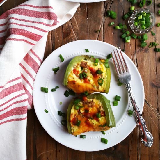 Pepper Bowl Egg Casserole