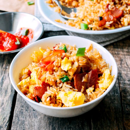 BACON AND EGG FRIED RICE
