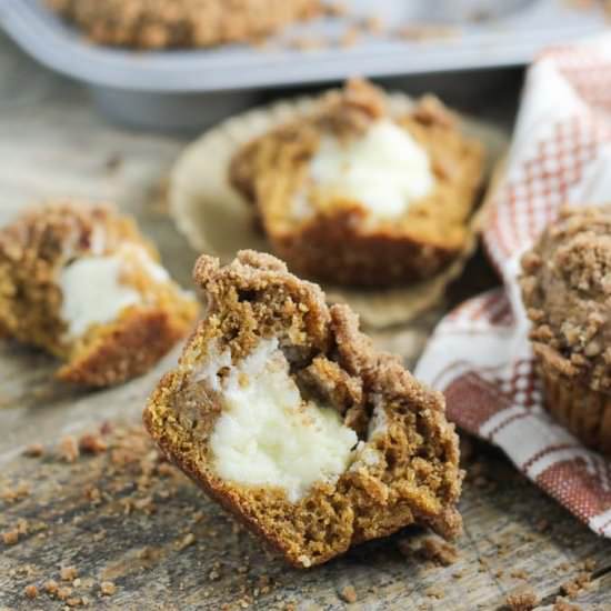 Pumpkin Cream Cheese Muffins