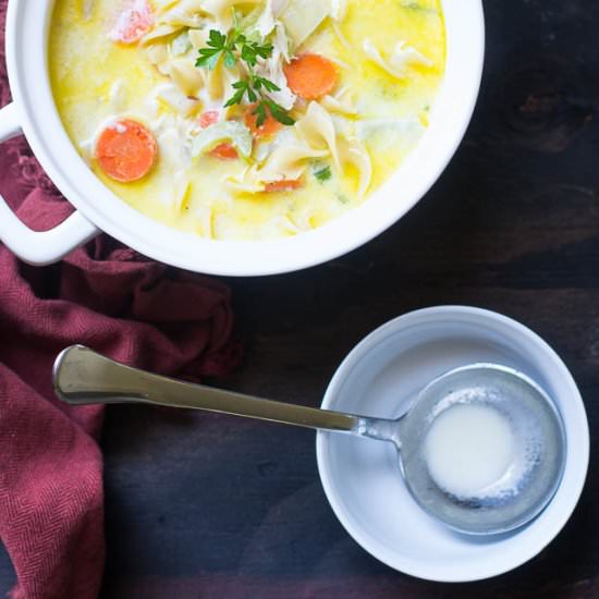 Creamy Chicken Noodle Soup
