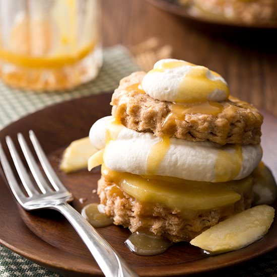 Caramel Apple Shortcakes