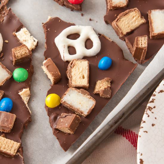 Halloween Candy Bark