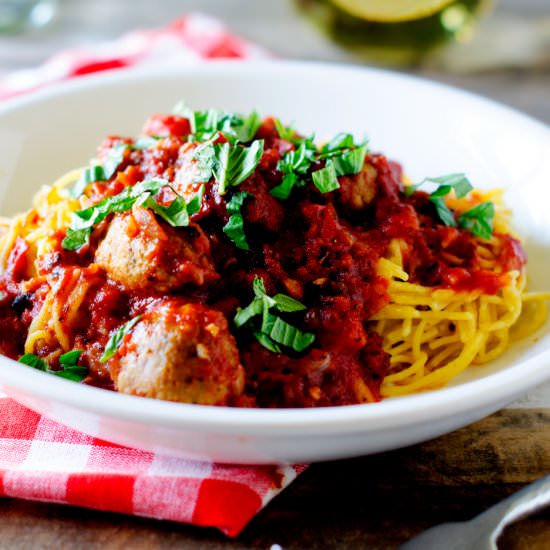 Vegan Spaghetti & Meatballs