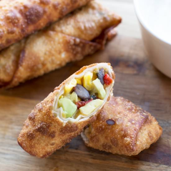 Southwestern Avocado Egg Rolls