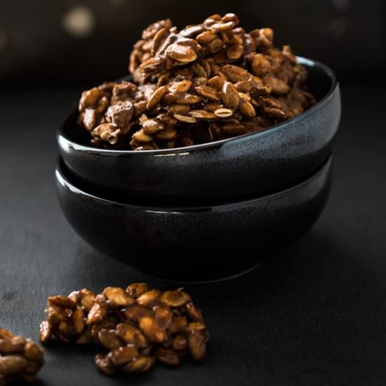 Candied Pumpkin Seed Clusters