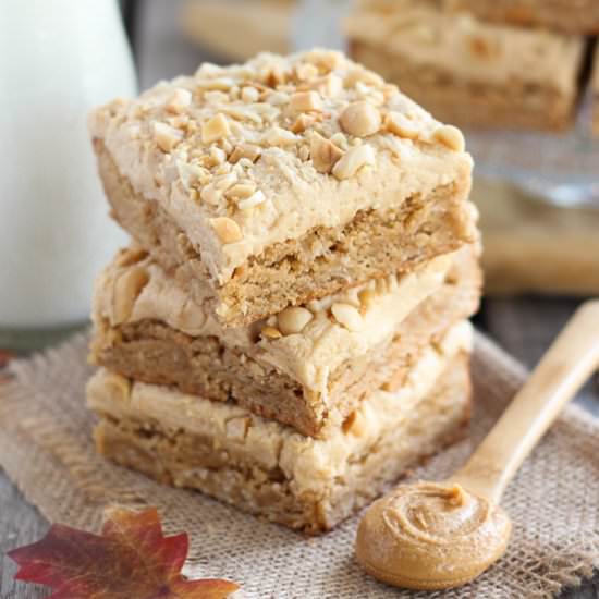 Maple Peanut Butter Bars