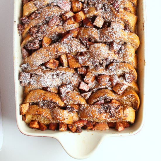 Apple Cinnamon French Toast Bake