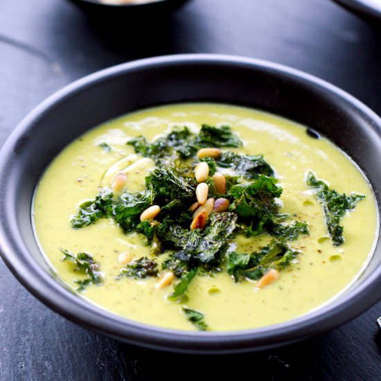 Cauliflower Kale Soup