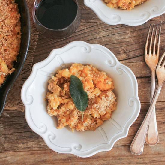 Butternut Brown Rice Casserole