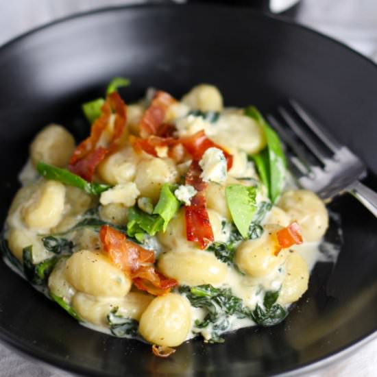 Gnocchi with Frizzled Prosciutto
