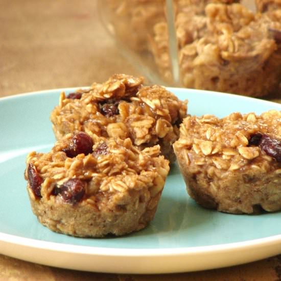 Peanut Butter Banana Oat Cups