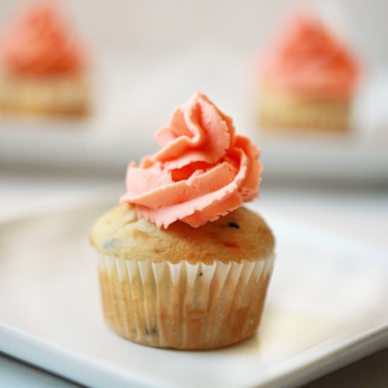 Halloween Funfetti Cupcakes
