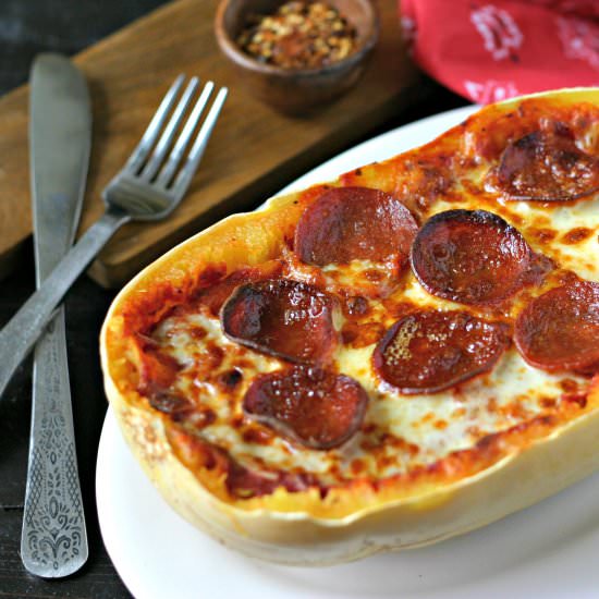 Pepperoni Pizza Spaghetti Squash