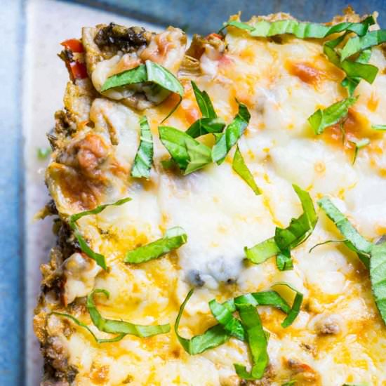 3 Cheese Spaghetti Squash Lasagna
