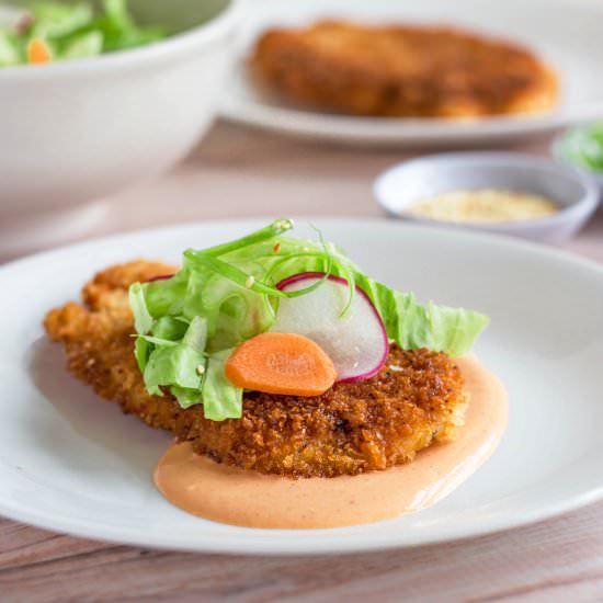 Togarashi Chicken Cutlets