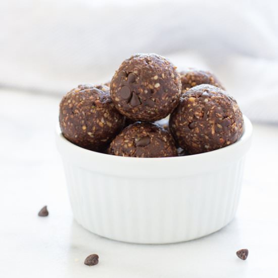German Chocolate Brownie Bites