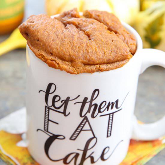 Pumpkin Cookie Butter Mug Cake