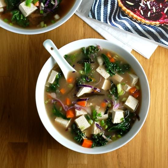 Miso Soup with Vegetables