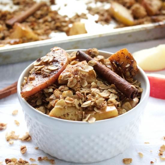 Caramelized Apple Cinnamon Granola