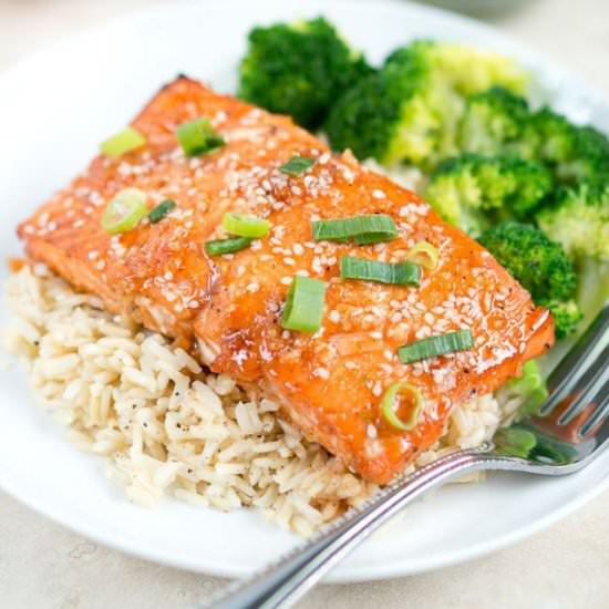 Honey Sriracha Salmon