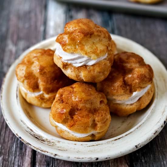Churro Cream Puffs