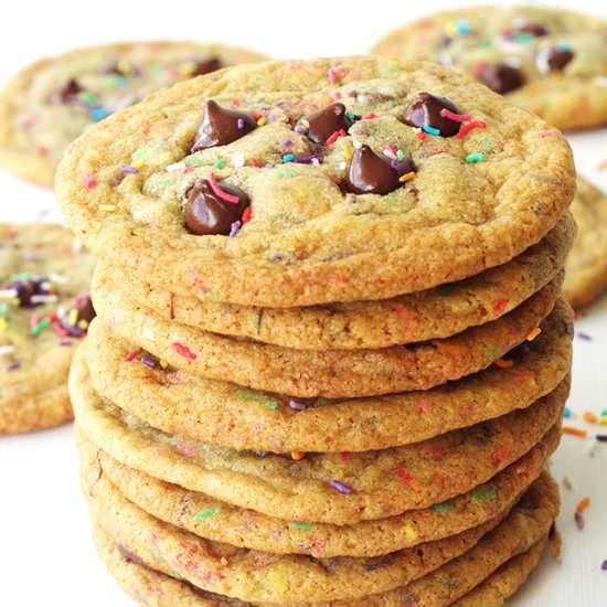 Funfetti Chocolate Chip Cookies
