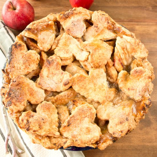 Gruyere Crusted Apple Pie