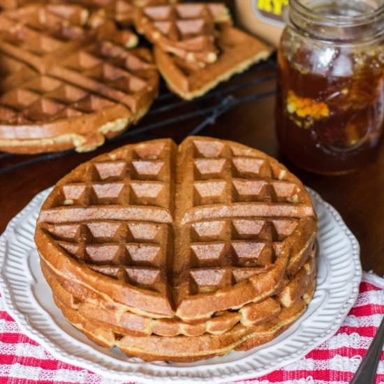Honey Rye Waffles