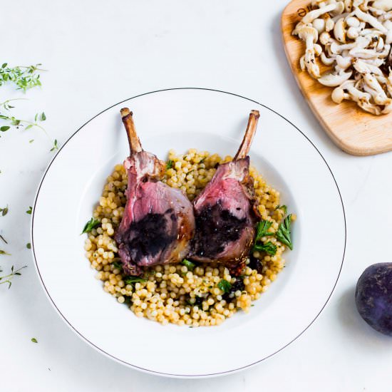 Herb-Marinated Rack of Lamb