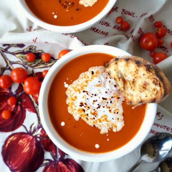 Creamy Tomato Basil Soup