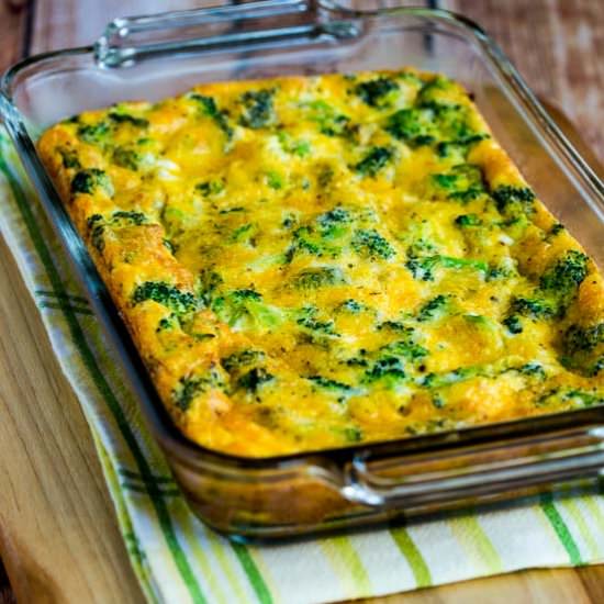 Broccoli Cheese Breakfast Casserole