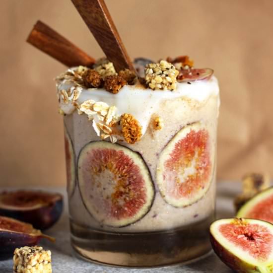 Creamy Fig & Cinnamon Fall Smoothie