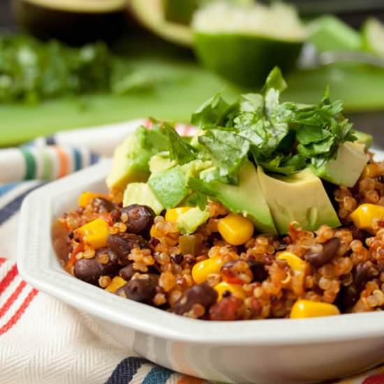 One Pan Southwestern Quinoa