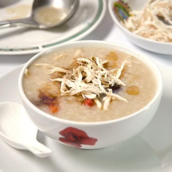 Home Cooked Chicken Congee