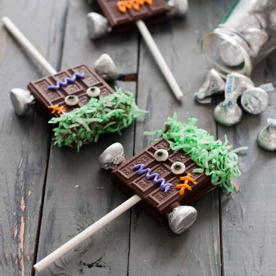 Chocolate Monster Pops
