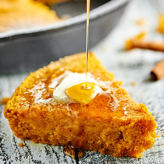 Vegan Pumpkin Cornbread
